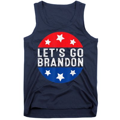 Let's Go Brandon Retro Vintage Design Tank Top