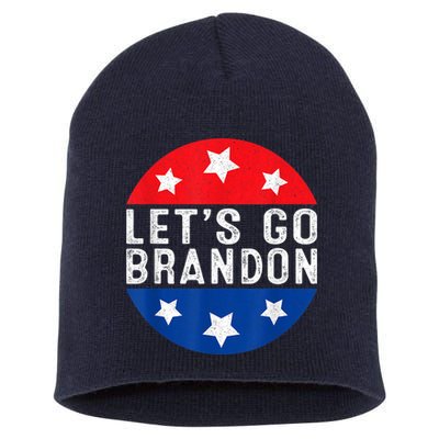 Let's Go Brandon Retro Vintage Design Short Acrylic Beanie