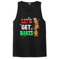 Let's Get Baked Gingerbread  Snow Christmas Xmas Holiday PosiCharge Competitor Tank