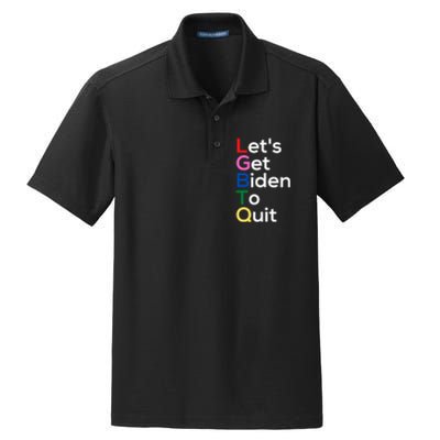 Let's Get Biden To Quit Lets Get Biden To Quit Dry Zone Grid Polo