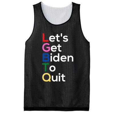 Let's Get Biden To Quit Lets Get Biden To Quit Mesh Reversible Basketball Jersey Tank