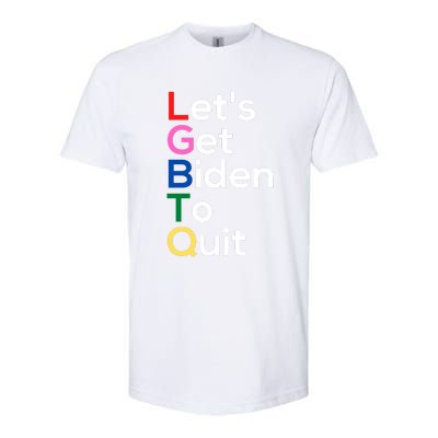 Let's Get Biden To Quit Lets Get Biden To Quit Softstyle CVC T-Shirt