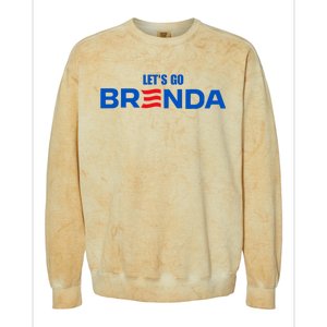 LetS Go Brenda Kamala 2024 Colorblast Crewneck Sweatshirt