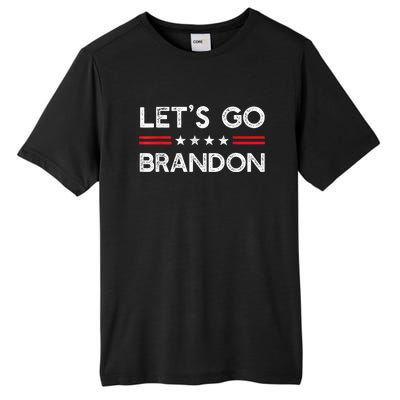 Let’s Go Brandon Conservative US Flag Gift Tall Fusion ChromaSoft Performance T-Shirt