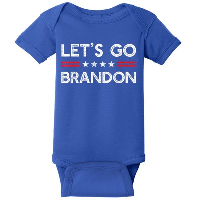 Let’s Go Brandon Conservative US Flag Gift Baby Bodysuit