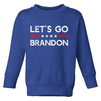Let’s Go Brandon Conservative US Flag Gift Toddler Sweatshirt