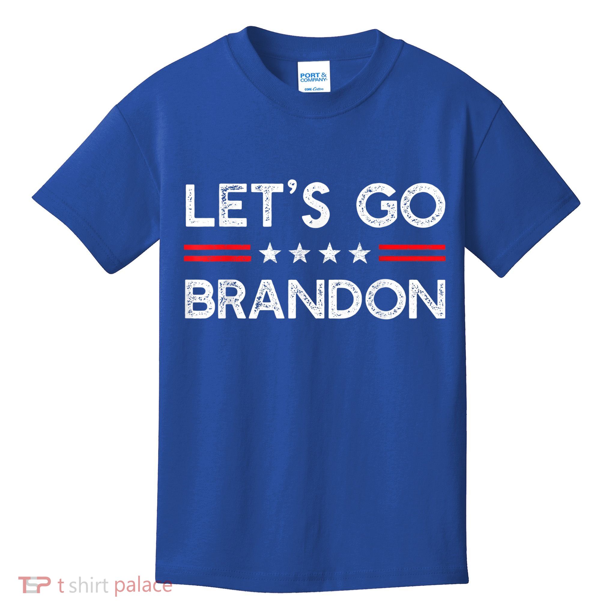 Let’s Go Brandon Conservative US Flag Gift Kids T-Shirt