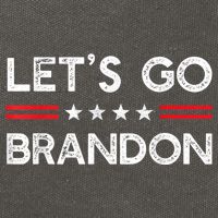 Let’s Go Brandon Conservative US Flag Gift Cotton Canvas Backpack