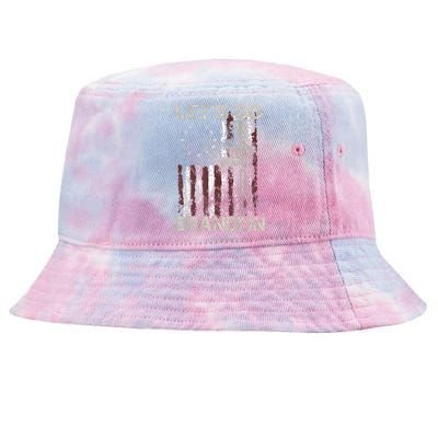 Lets Go Brandon Gun American Flag Patriots Let's Go Brandon Tie-Dyed Bucket Hat