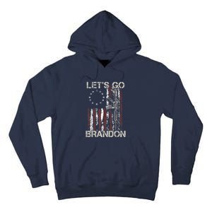 Lets Go Brandon Gun American Flag Patriots Let's Go Brandon Tall Hoodie