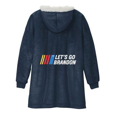 Let's Go Brandon Gear Hooded Wearable Blanket