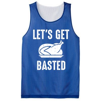 Lets Get Basted Gift Mesh Reversible Basketball Jersey Tank