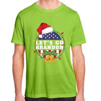 Lets Go Brandon Christmas Theme Gift Adult ChromaSoft Performance T-Shirt