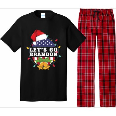 Lets Go Brandon Christmas Theme Gift Pajama Set