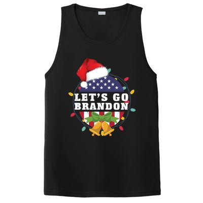 Lets Go Brandon Christmas Theme Gift PosiCharge Competitor Tank