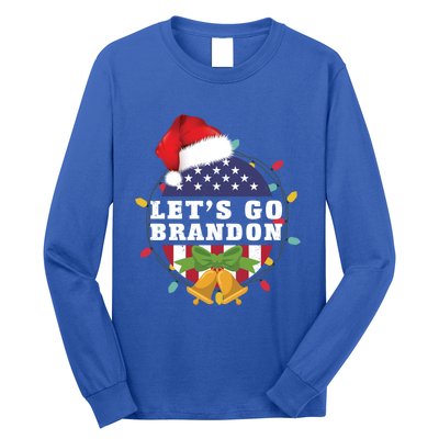 Lets Go Brandon Christmas Theme Gift Long Sleeve Shirt