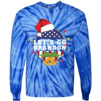 Lets Go Brandon Christmas Theme Gift Tie-Dye Long Sleeve Shirt