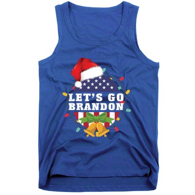 Lets Go Brandon Christmas Theme Gift Tank Top