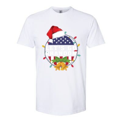 Lets Go Brandon Christmas Theme Gift Softstyle CVC T-Shirt