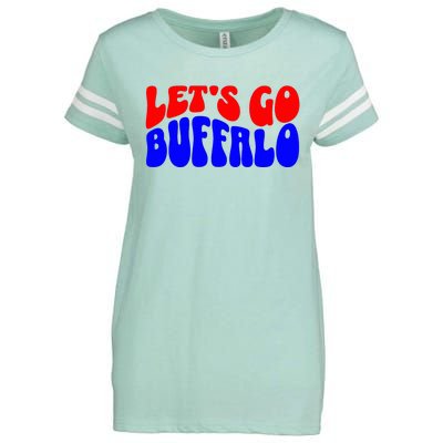 LetS Go Buffalo Football Chant Fun Team Gear Enza Ladies Jersey Football T-Shirt