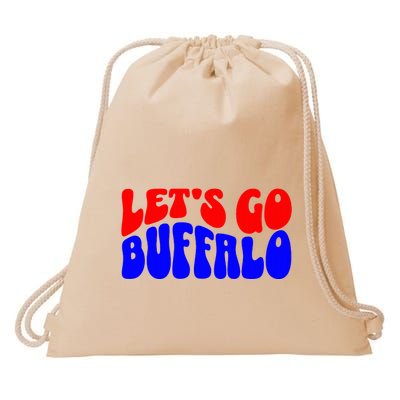 LetS Go Buffalo Football Chant Fun Team Gear Drawstring Bag