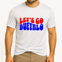 LetS Go Buffalo Football Chant Fun Team Gear Cooling Performance Crew T-Shirt
