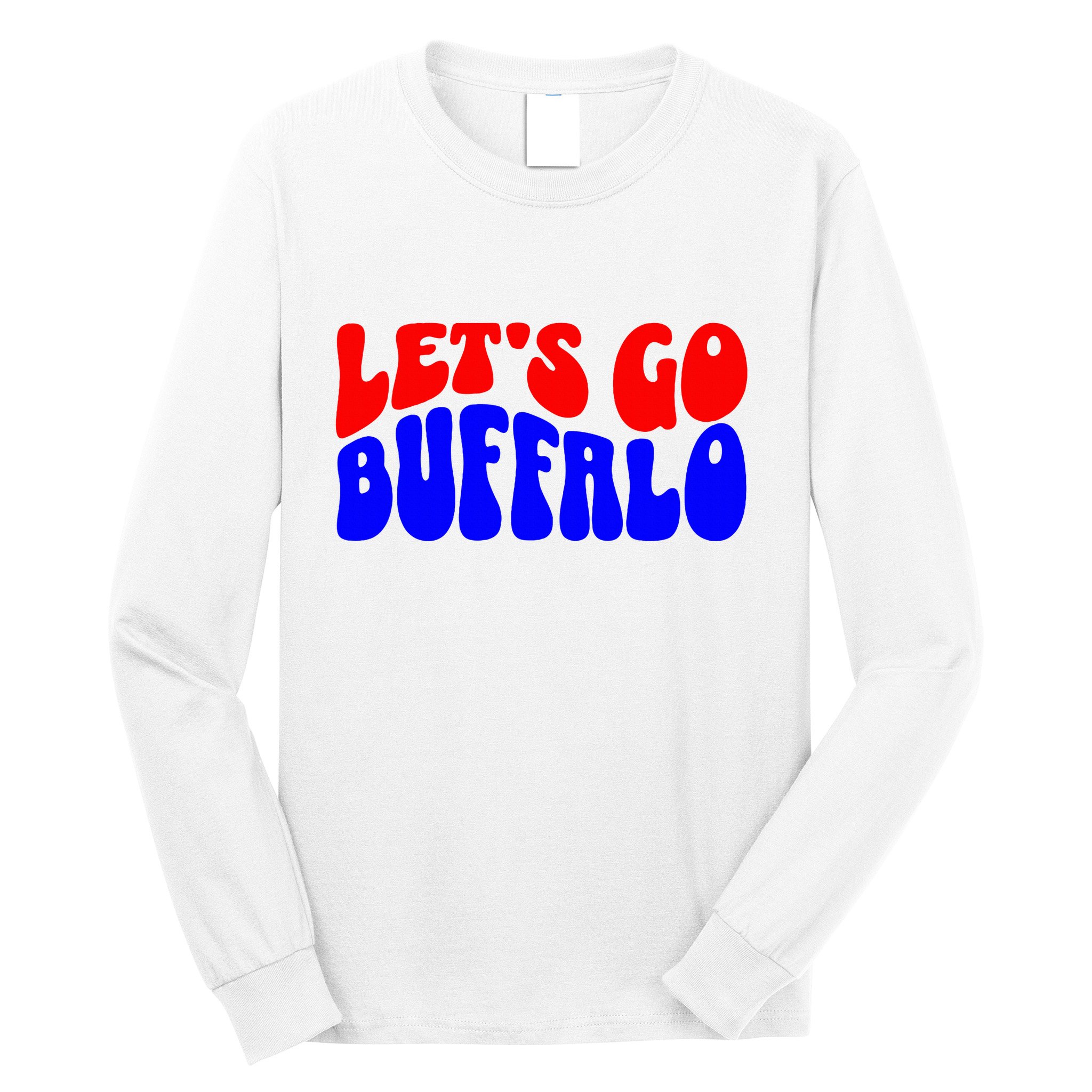 LetS Go Buffalo Football Chant Fun Team Gear Long Sleeve Shirt