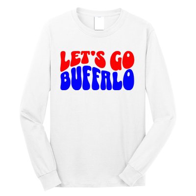 LetS Go Buffalo Football Chant Fun Team Gear Long Sleeve Shirt