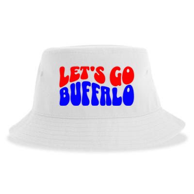 LetS Go Buffalo Football Chant Fun Team Gear Sustainable Bucket Hat