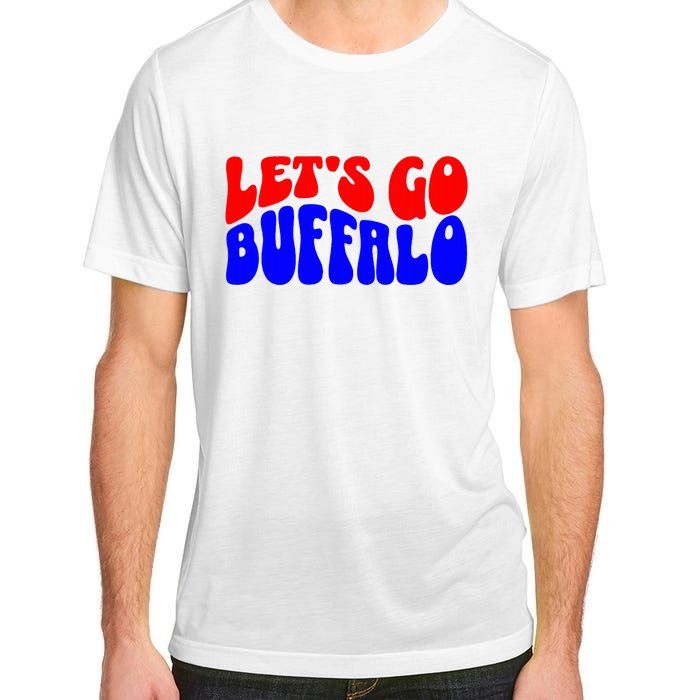 LetS Go Buffalo Football Chant Fun Team Gear Adult ChromaSoft Performance T-Shirt