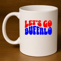 LetS Go Buffalo Football Chant Fun Team Gear 11oz C Handle Ceramic Mug