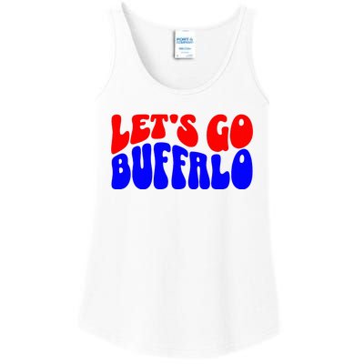 LetS Go Buffalo Football Chant Fun Team Gear Ladies Essential Tank