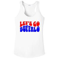 LetS Go Buffalo Football Chant Fun Team Gear Ladies PosiCharge Competitor Racerback Tank