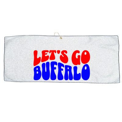 LetS Go Buffalo Football Chant Fun Team Gear Large Microfiber Waffle Golf Towel