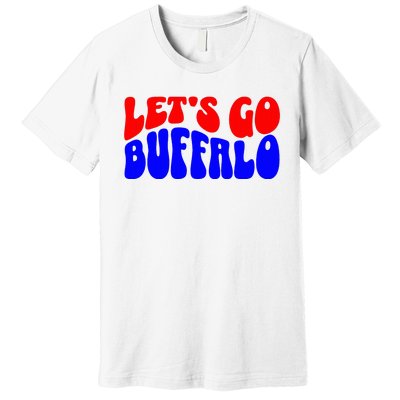 LetS Go Buffalo Football Chant Fun Team Gear Premium T-Shirt