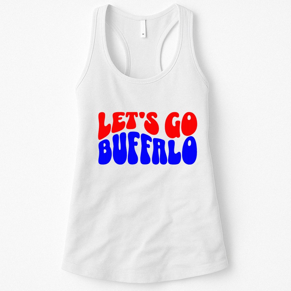 LetS Go Buffalo Football Chant Fun Team Gear Womens Tank Top