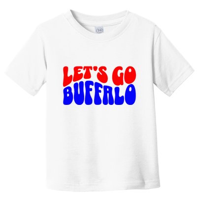 LetS Go Buffalo Football Chant Fun Team Gear Toddler T-Shirt