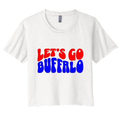 LetS Go Buffalo Football Chant Fun Team Gear Crop Top