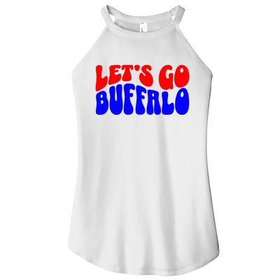 LetS Go Buffalo Football Chant Fun Team Gear Women's Perfect Tri Rocker Tank