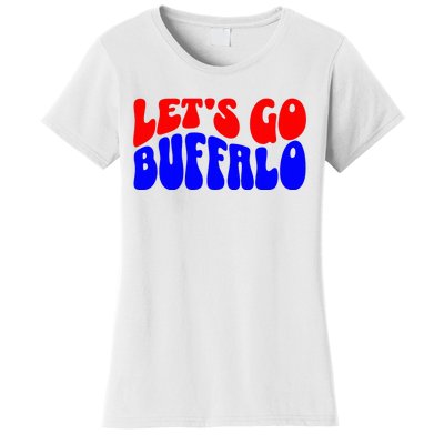 LetS Go Buffalo Football Chant Fun Team Gear Women's T-Shirt