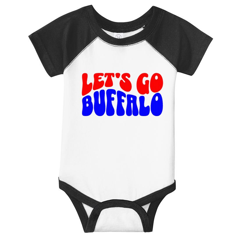 LetS Go Buffalo Football Chant Fun Team Gear Infant Baby Jersey Bodysuit