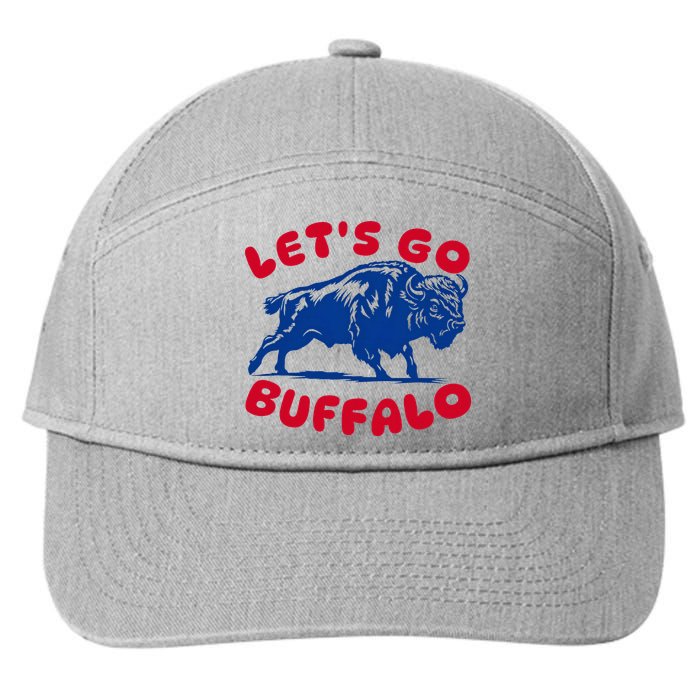 LetS Go Buffalo 7-Panel Snapback Hat
