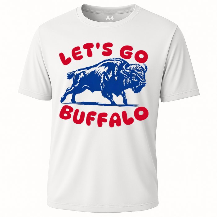 LetS Go Buffalo Cooling Performance Crew T-Shirt