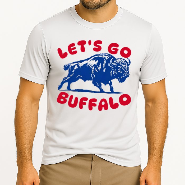 LetS Go Buffalo Cooling Performance Crew T-Shirt