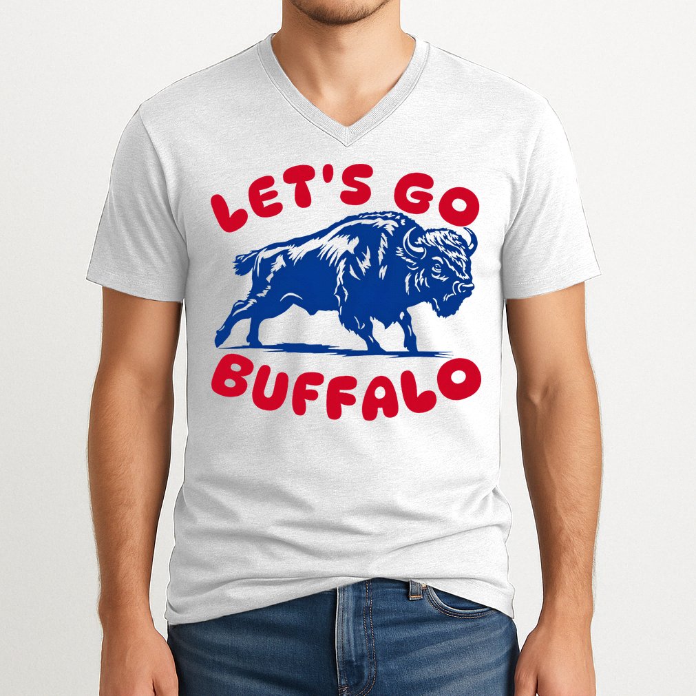 LetS Go Buffalo V-Neck T-Shirt