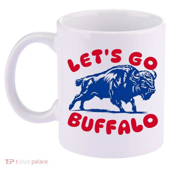 LetS Go Buffalo 11oz C Handle Ceramic Mug