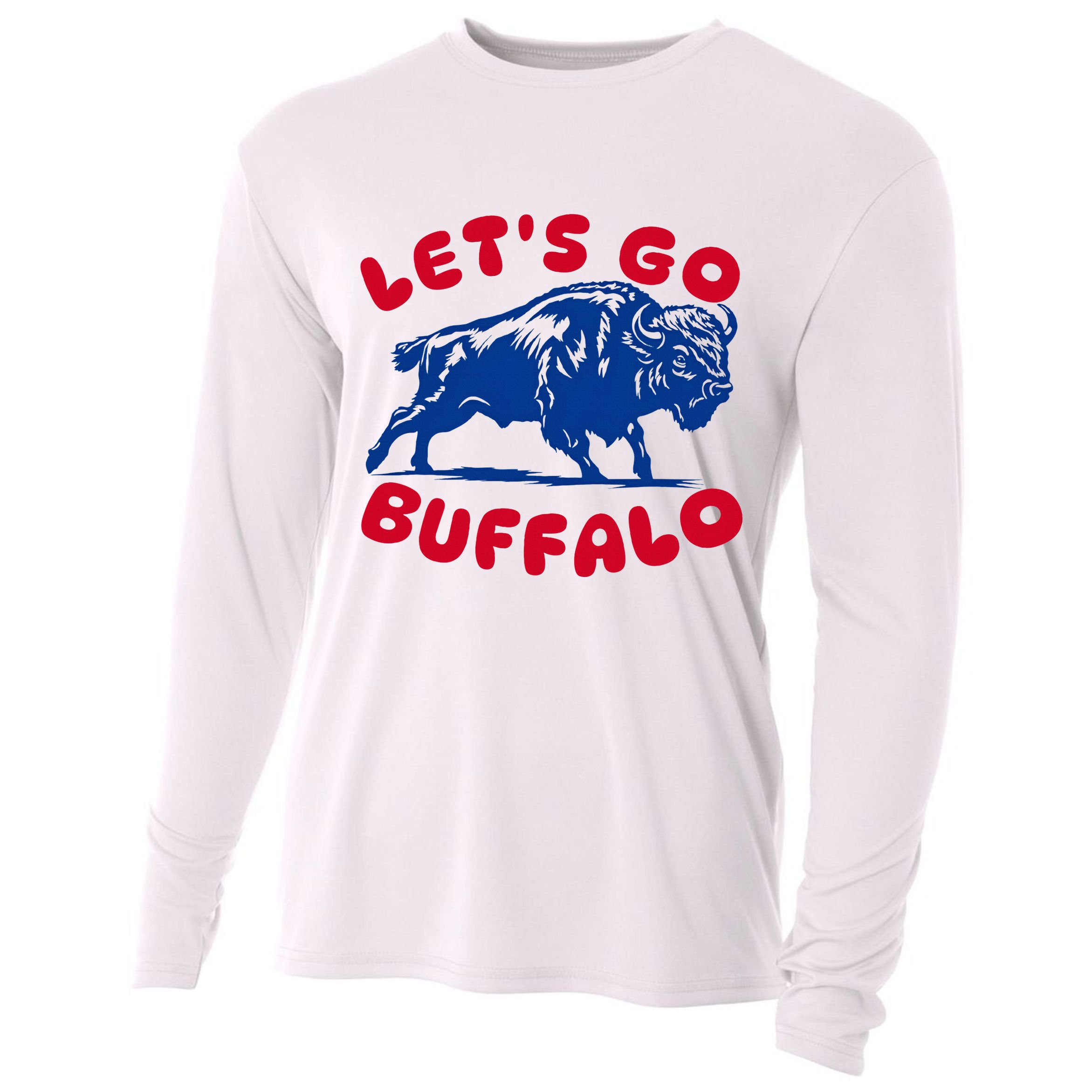 LetS Go Buffalo Cooling Performance Long Sleeve Crew