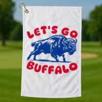 LetS Go Buffalo Golf Towel