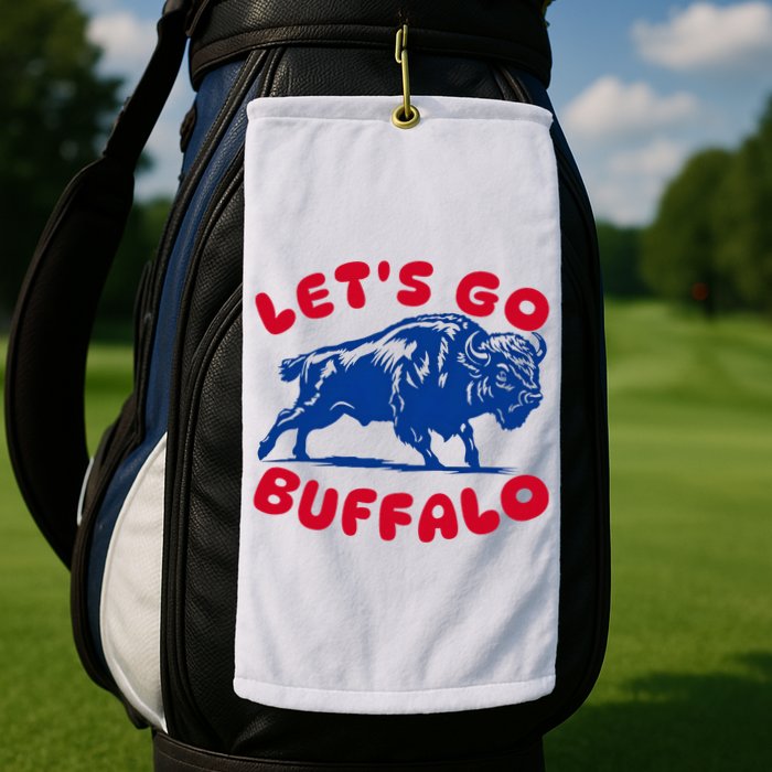 LetS Go Buffalo Golf Towel