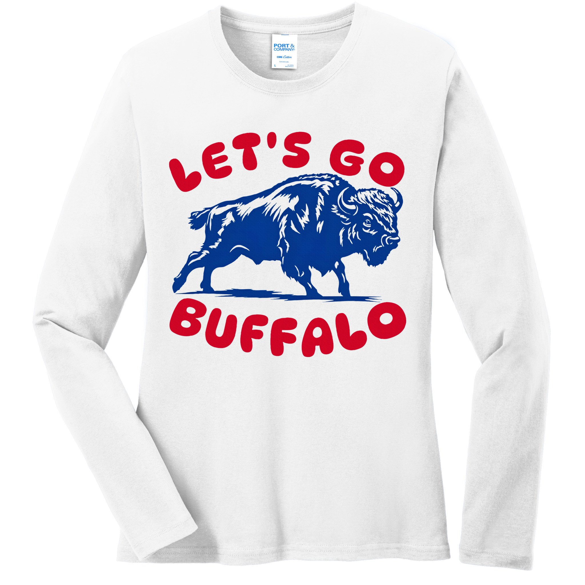 LetS Go Buffalo Ladies Long Sleeve Shirt